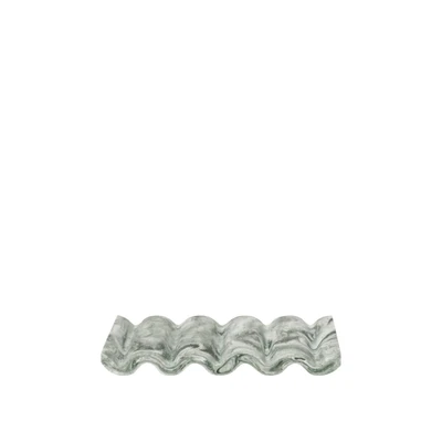 Bild av Ferm Living Mist Soap Dish Tvålkopp Emerald Off white W9 x D14 H1 cm