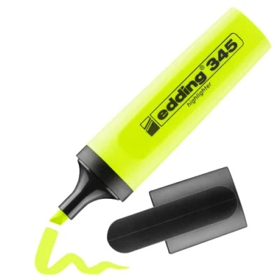 Bild av edding Textmarkör 345 highlighter, påfyllbar, gul