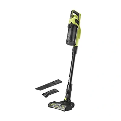 Bild av Ryobi 18 V ONE+ borstlös sladdlös golvhanddammsugare RSV18BL 0 (luftflöde 900 l/min, Air Watt 90, behållarvolym 800 ml, utan batteri och laddare), grön antracit
