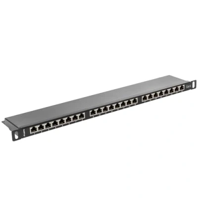 Bild av Lanberg PPS6 0024 B patch panel 0.5U 19&quot;