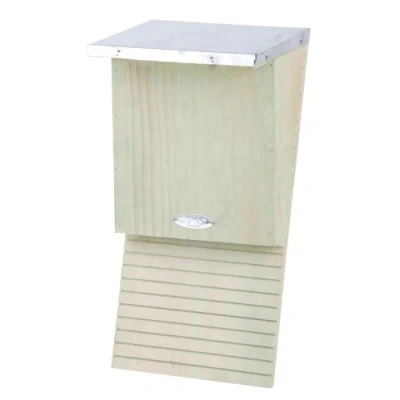 Bild av esschert Design NKVM Bat Box i naturligt trä 39 x 18 17 cm