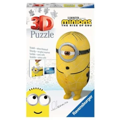 Bild av Ravensburger 3D pussel Minion Kung Fu 11230 Minions 2 54 delar för Minionfans från 6 år