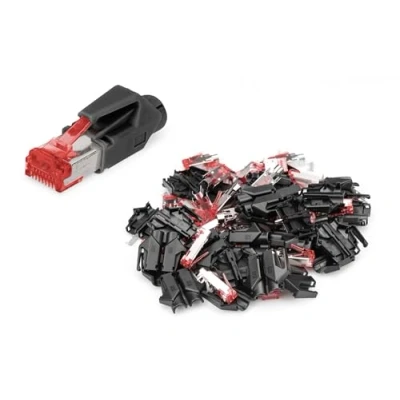 Bild av DIGITUS Hirose network connector red &amp; black Svart