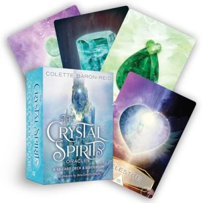 Bild av The Crystal Spirits Oracle: A 58 Card Oracle Deck and Guidebook for Healing Messages, Divination, Clarity Spiritual Guidance