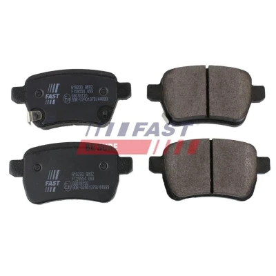 Bild av FAST FT29554 Jeu de plaquettes frein Essieu arrière contact signal d&#039;usure exclu avec vis d&#039;étrier FIAT: Tipo 3/5 portes, Break