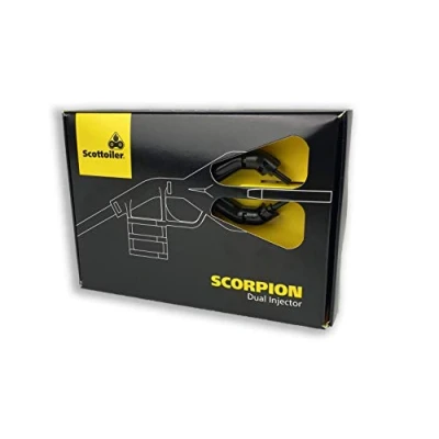 Bild av Scottoiler Scorpion Dual Injektor tvillingmatningsapplikator för alla kedjeoljesystem SO 5000.