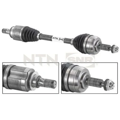 Bild av SNR DK55.061 Arbre de transmission Essieu avant gauche 652 RENAULT: MEGANE 3, 3 Coupe, SCENIC
