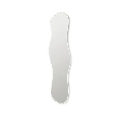 Bild av Ferm Living Pond Mirror Brass edge Spegel Full size B: 40 x H: 164.8 D: 1.6 cm