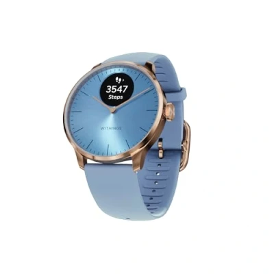 Bild av Withings ScanWatch Light Hybrid Smartwatch, 24/7 hjärtövervakning, aktivitetsspårning, cykelspårning, sömnövervakning, ansluten GPS, 30 dagars batteritid, Android och Apple kompatibel