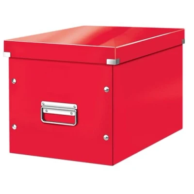 Bild av Leitz Förvaringslåda Click &amp; Store WOW Cube Large Röd