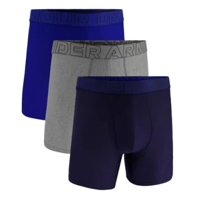 Bild av Men&#039;s Under Armour Performance Tech Mesh 6&quot; 3 Pack Solid Boxer Briefs