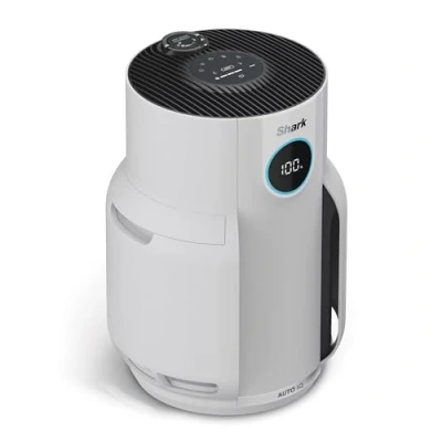 Bild av Shark NeverChange5 luftrenare för hem, sovrum, rumstäckning 60 m², fem års HEPA filter fångar upp 99,97 % av alla allergener som damm, pollen, husdjursmjäll, Auto Mode, Quiet, LED display, HP150EU