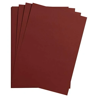 Bild av Clairefontaine 975376C förpackning med 25 pysselkartonger Maya, 185 g, DIN A3, 29,7 x 42 cm, 1 pack, vinröd