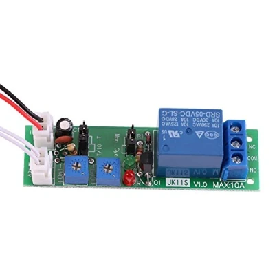 Bild av DC 5V 12V 24V Justerbar Cyklisk Timermodul, On/Off Relä Fördröjningstimer (DC5V,0 24hr)
