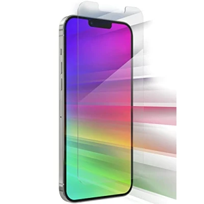 Bild av ZAGG InvisibleShield Glass Elite VisionGuard skärmskydd för Apple iPhone 13 Pro Max och 14 Plus, antimikrobiell, stötskydd, repbeständig, blåljusfilter