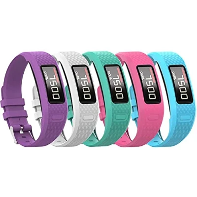 Bild av Tyogeephy Band för Garmin Vivofit 1/Vivofit2, mjukt ersättningsarmband i silikon 1/Vivofit 2 aktivitetsmätare, liten, stor
