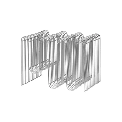 Bild av AYTM Tidskriftshållare Curva, silver, bredd 40 cm, stål