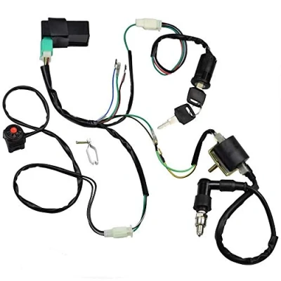 Bild av Riloer tändning ombyggt kit ledningssele CDI tändstift för 50 cc 70 90 110 125 140 ATV fyrhjuling buggy Go Kart