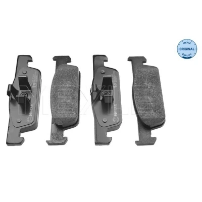 Bild av MEYLE 025 257 0217 Jeu de plaquettes frein ORIGINAL Quality Essieu avant non préparé pour indicateur d&#039;usure avec tôle anti bruit RENAULT: Clio 4