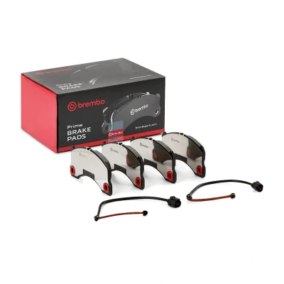 Bild av BREMBO P 65 049 Jeu de plaquettes frein préparé pour indicateur d&#039;usure avec tôle anti bruit sans accessoires PORSCHE: Cayenne, Cayenne Coupe
