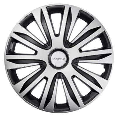 Bild av MICHELIN hjulskydd MX ABS 13 tum universal set om 4 för bil plast svart/silver