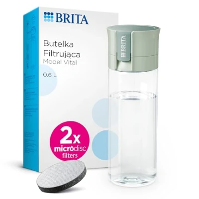 Bild av BRITA Fill&amp;Go Vital Vattenfiltreringsflaska Storlek 7.2 cm Höjd 22 0.6 L blå