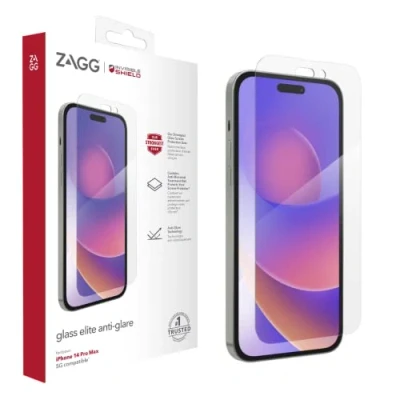 Bild av ZAGG InvisibleShield Elite Screen Protector för iPhone 14 Pro Max, anti glans, chockproof, halksäker, reptålig, mikrobiell (klar)