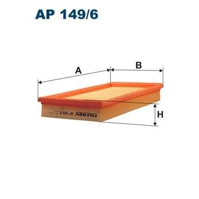 Bild av Luftfilter FILTRON AP 149/6