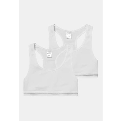 Bild av Schiesser Organic Cotton 2 PACK Topp för barn, Storlek: 140, Weiss