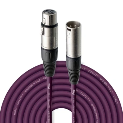 Bild av Stagg SMC10 CPP 10 M XLR till mikrofonkabel lila