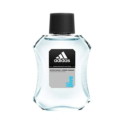 Bild av adidas Ice Dive After Shave vitaliserande rakvatten med träig och aromatisk herrdoft vårdar huden efter rakning förhindrar hudirritation 1 x 100 ml (1 pack)