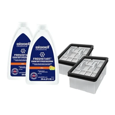 Bild av BISSELL FreshStart Kit, 2 x cykellösning och filter, För CrossWave OmniForce, OmniForce Edge, OmniFind modeller 3912, 3999, 4000, 4006, 4007, 4008, 4017, 4087