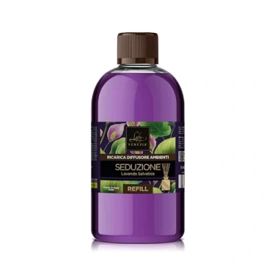 Bild av Refill för Doftpinnar 500 ml Miljödoft Hemmet Assorterade Doftvarianter Made in Italy Lady Venezia (Lavender)