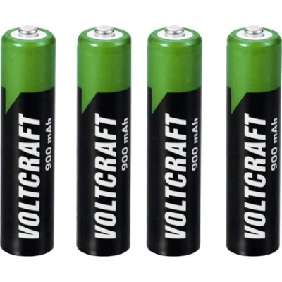 Bild av VOLTCRAFT VC 16026040 Laddbart batteri AAA (R03) NiMH 900 mAh 1.2 V 4 st