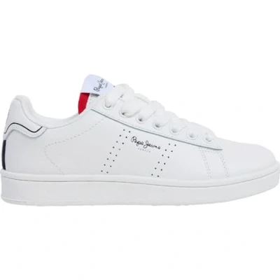 Bild av Pepe Jeans Player Basic B sneakers, vit (vit), 5,5 UK, Vitt, 38 EU