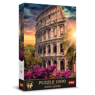 Bild av Trefl Premium Plus Quality Puzzle Photo Odyssey: Colosseum, Amfiteatern i Rom 1000 bitar, Unik fotoserie, Perfekt passande för vuxna och barn från 12 år
