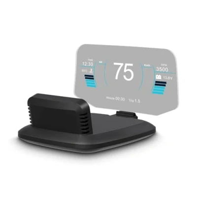Bild av AMROOLOO Dubbelsystem bil head up display, visar flera funktioner, GPS hastighetsmätare, OBD i bilen instrumentbräda, med snabbfunktioner