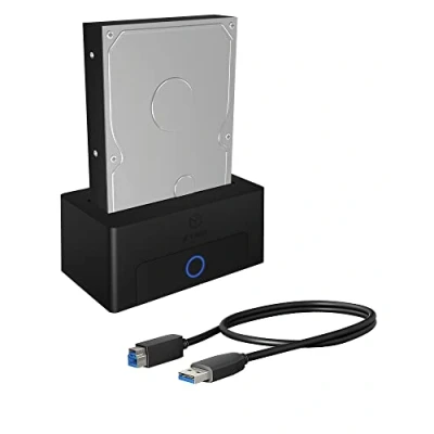 Bild av ICY BOX SSD och hårddiskdockningsstation USB 3,0, SATA 2,5&quot; 3,5&quot;, svart