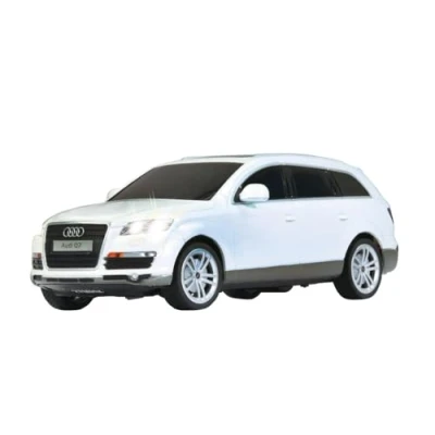 Bild av JAMARA 400089 Auto Audi Q7 1:24 2,4 Ghz officiellt licensierad, upp till 1 timmes körtid vid ca 9 km/h perfekt kopierade detaljer, högkvalitativt utförande, LED ljus, vit
