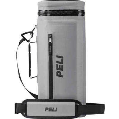 Bild av PELI Sling Soft Cooler, lätt förstaklassens bärbar kylare med en kapacitet på 8 burkar, inre volym: liter, tillverkad i USA, färg: Ljusgrå