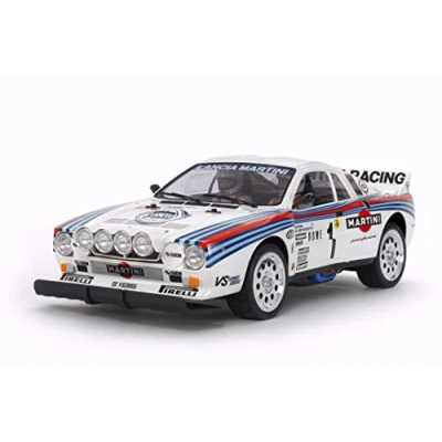 Bild av TAMIYA 58654 1:10 RC Lancia 037 Rally TA 02S, fjärrstyrd bil/fordon, modelltillverkning, byggsats, hobby, hantverk, modell, montering, omålad