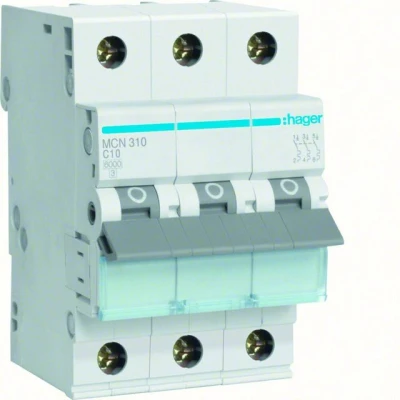 Bild av AUTOMAT C 10A 3 P MCN310 HAGER Beijerbygg Byggmaterial