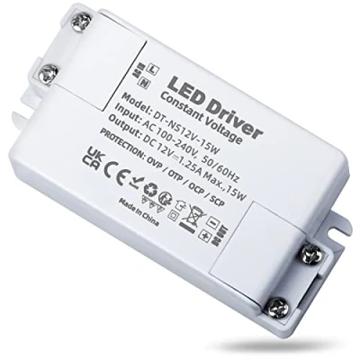 Bild av REYLAX LED Transformator 12V 15W 1.25A Drivrutin AC 220V till DC Konstant Spänning Strömförsörjning Förare Adapter för Strip Ljus G4 MR11 MR16 Glödlampor