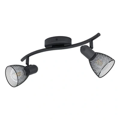 Bild av EGLO Corvigno takspotlight, längd 36,5 cm, svart, 2 lampor.