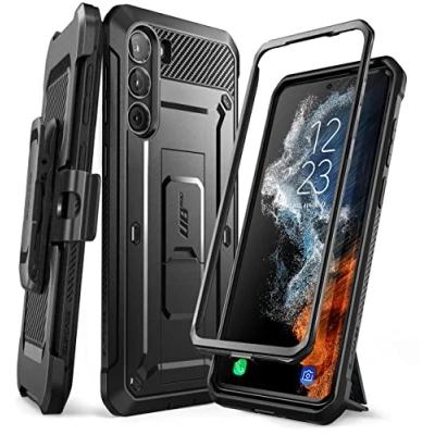 Bild av SUPCASE Fodral för Samsung Galaxy S23 Plus 5G (2023), med Kickstand + Bältesklämma [Unicorn Beetle Pro] Heavy Duty Stötsäker Stötfångare Utan Skärmskydd (Svart)