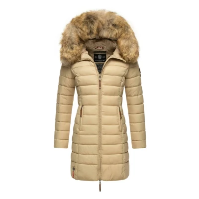 Bild av Marikoo Stepp Vinterkappa /rock, Storlek: 36, Beige