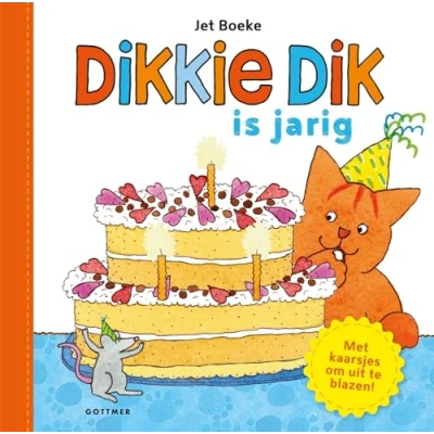 Bild av Dikkie Dik is jarig: met kaarsjes om uit te blazen