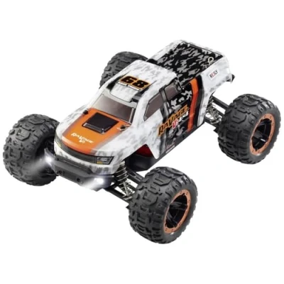 Bild av Reely RaVage 4x4 V2 Orange/vit Borst motor 1:16 RC modellbil Elektrisk Monstertruck Fyrhjulsdrift (4WD) RtR 2,4 GHz ink