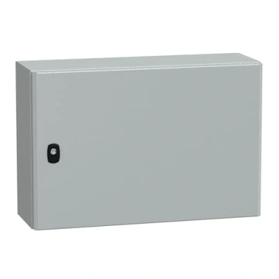 Bild av Schneider NSYS3D4620P Spacial S3D heldörr med monteringsplatta H400 x B600 T200 IP66 IK10 RAL7035