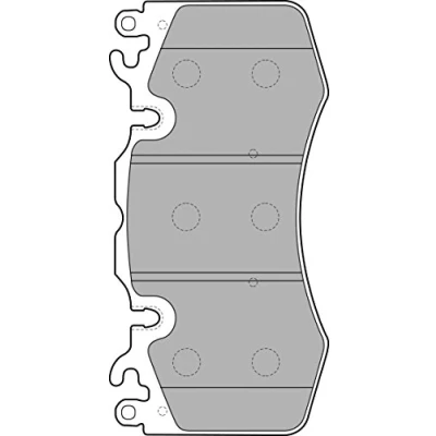 Bild av DELPHI LP2187 Jeu de plaquettes frein préparé pour indicateur d&#039;usure avec tôle anti bruit sans accessoires LAND ROVER: Range Rover 4